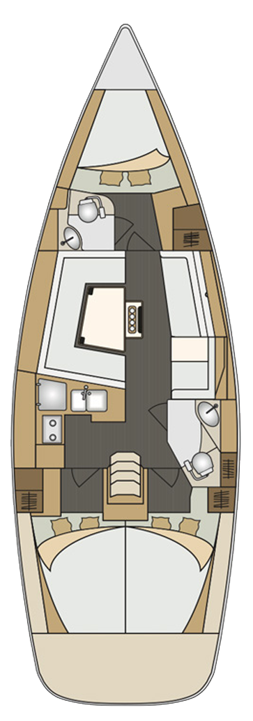 Elan 40 Impression (3Cab/2WC) Sketch