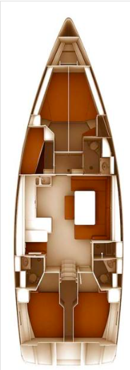 Bavaria Cruiser 51 (5 cab) Sketch
