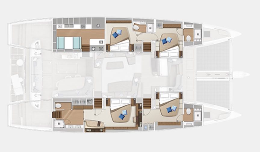 Lagoon Sixty 5 „Amarea“ als Charteryacht