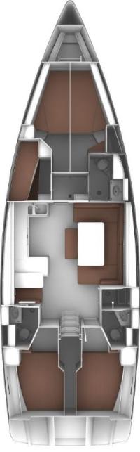 Bavaria Cruiser 51 (5 cab) Sketch