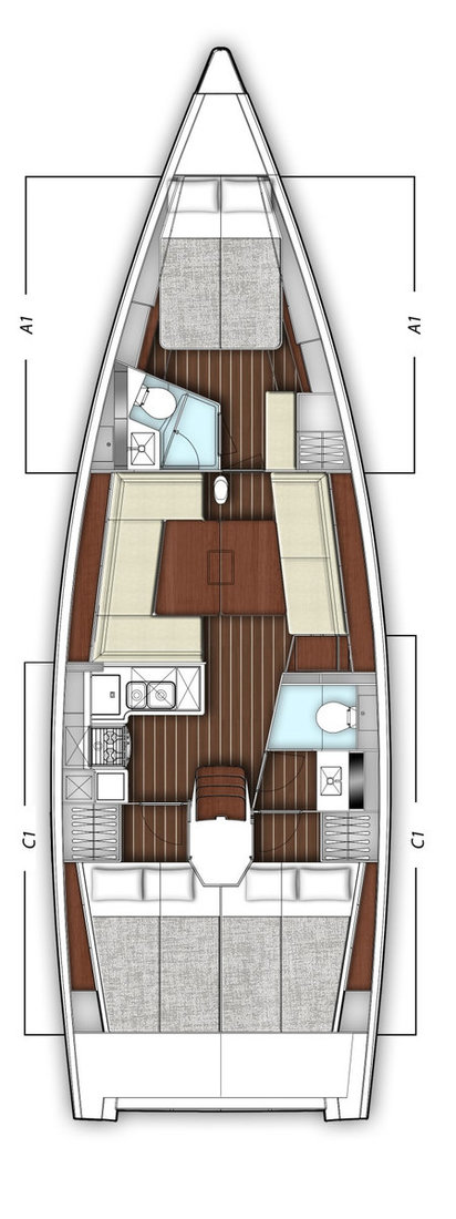 x-Yacht X4³ Sketch