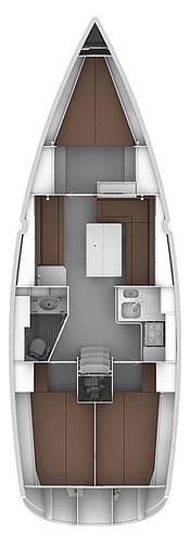 Bavaria Cruiser 36 (3 cab) Sketch