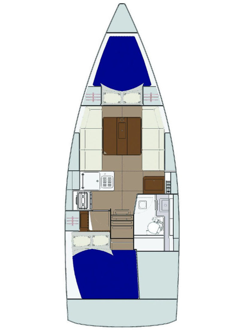 Dufour 310 Grand‘ Large Sketch