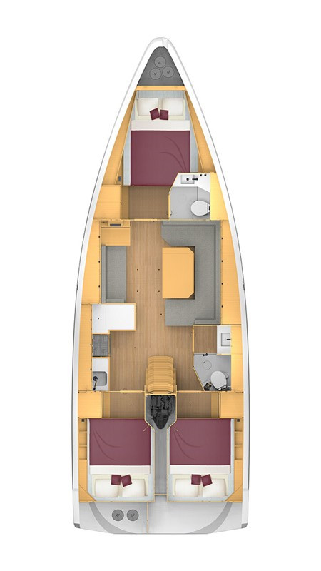 Bavaria C42 Sketch