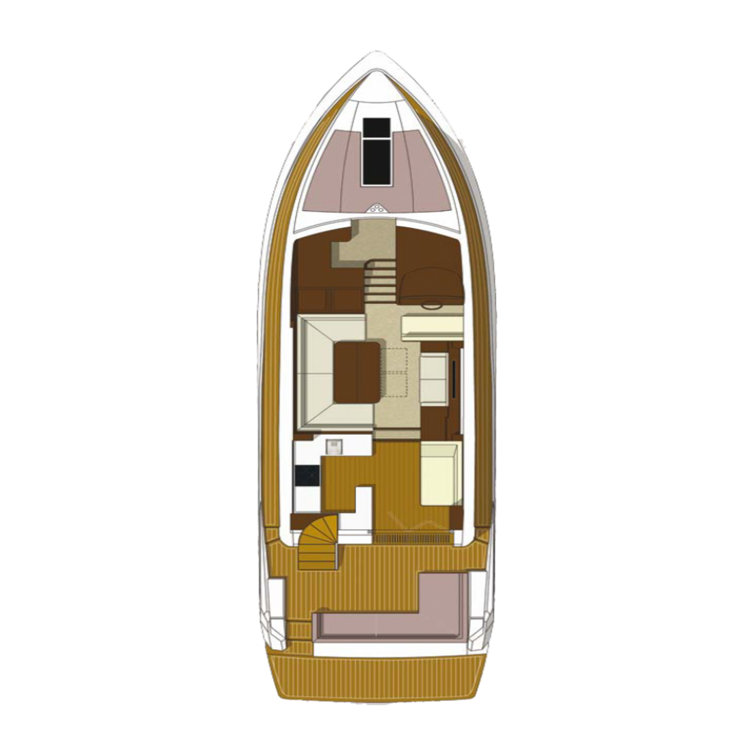 Galeon 550 Fly Sketch