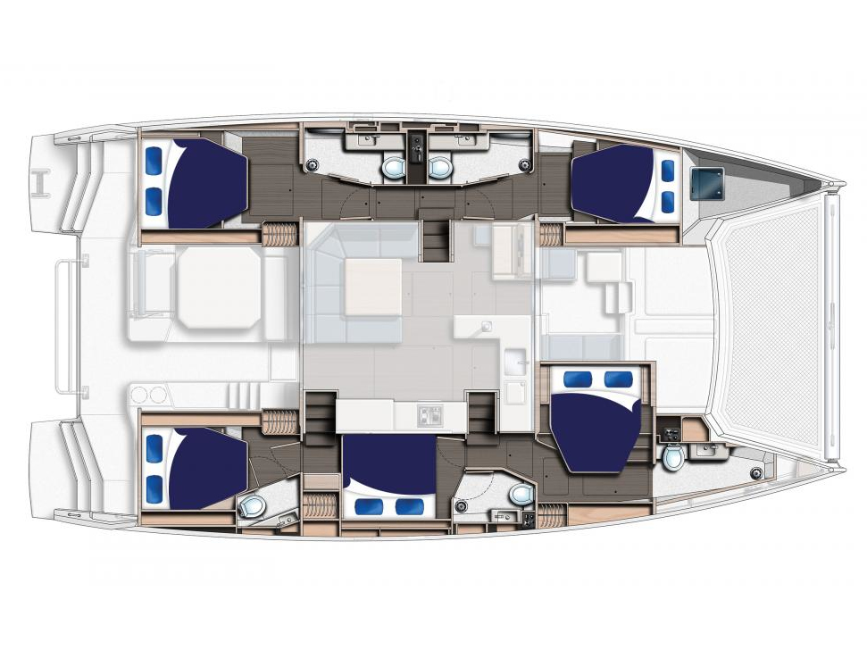 Moorings 5000 - 5 cab. Sketch
