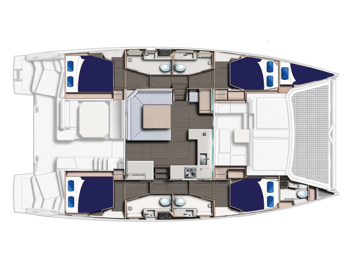 Moorings 4500 (4+1cab) Sketch