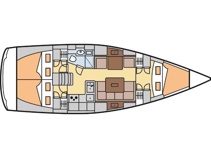 Hanse 375 Sketch
