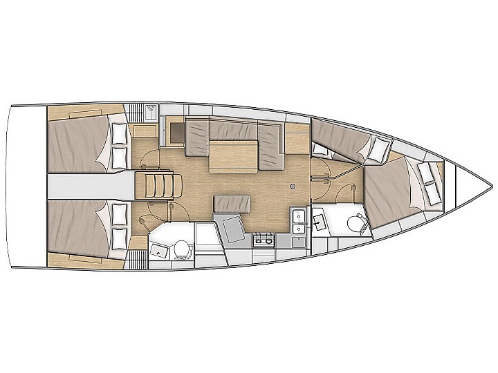 Oceanis 40.1 Sketch
