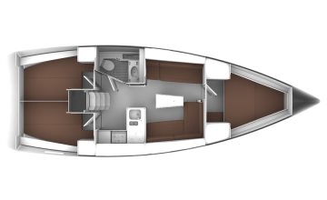 Bavaria Cruiser 37 (3 cab) Sketch