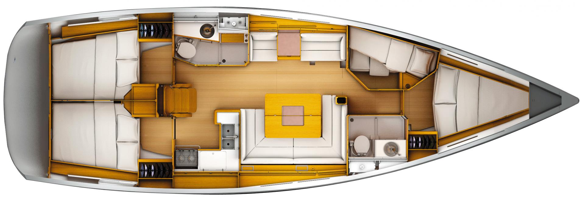 Sun Odyssey 449 Sketch