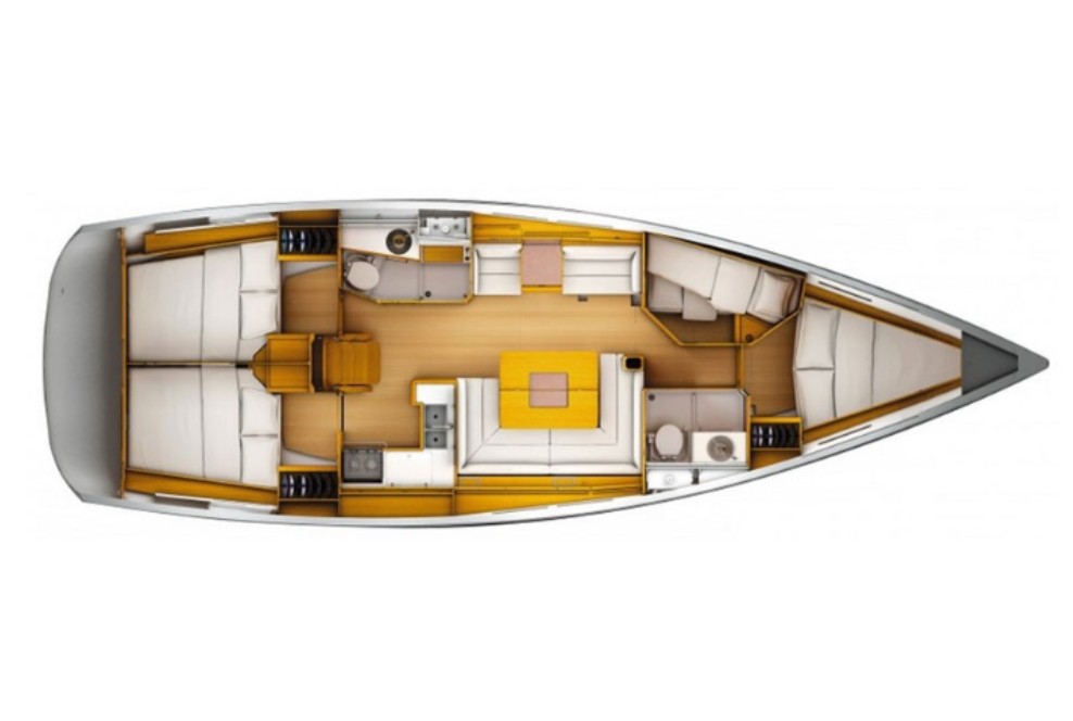 Sun Odyssey 439 (4 cab) Sketch