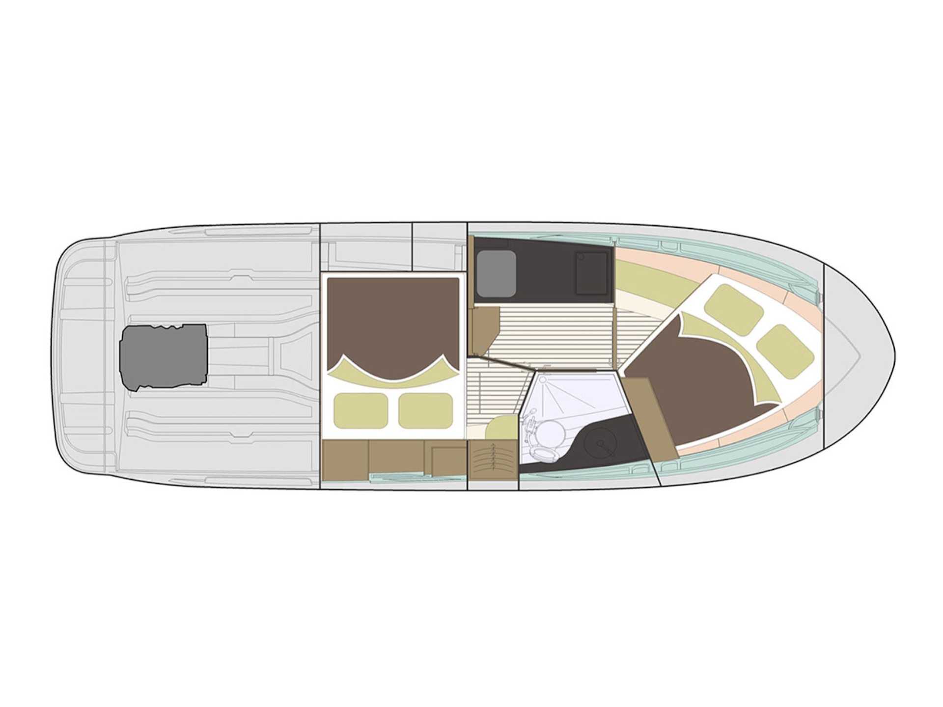 Marex 310 Sun Cruiser Sketch