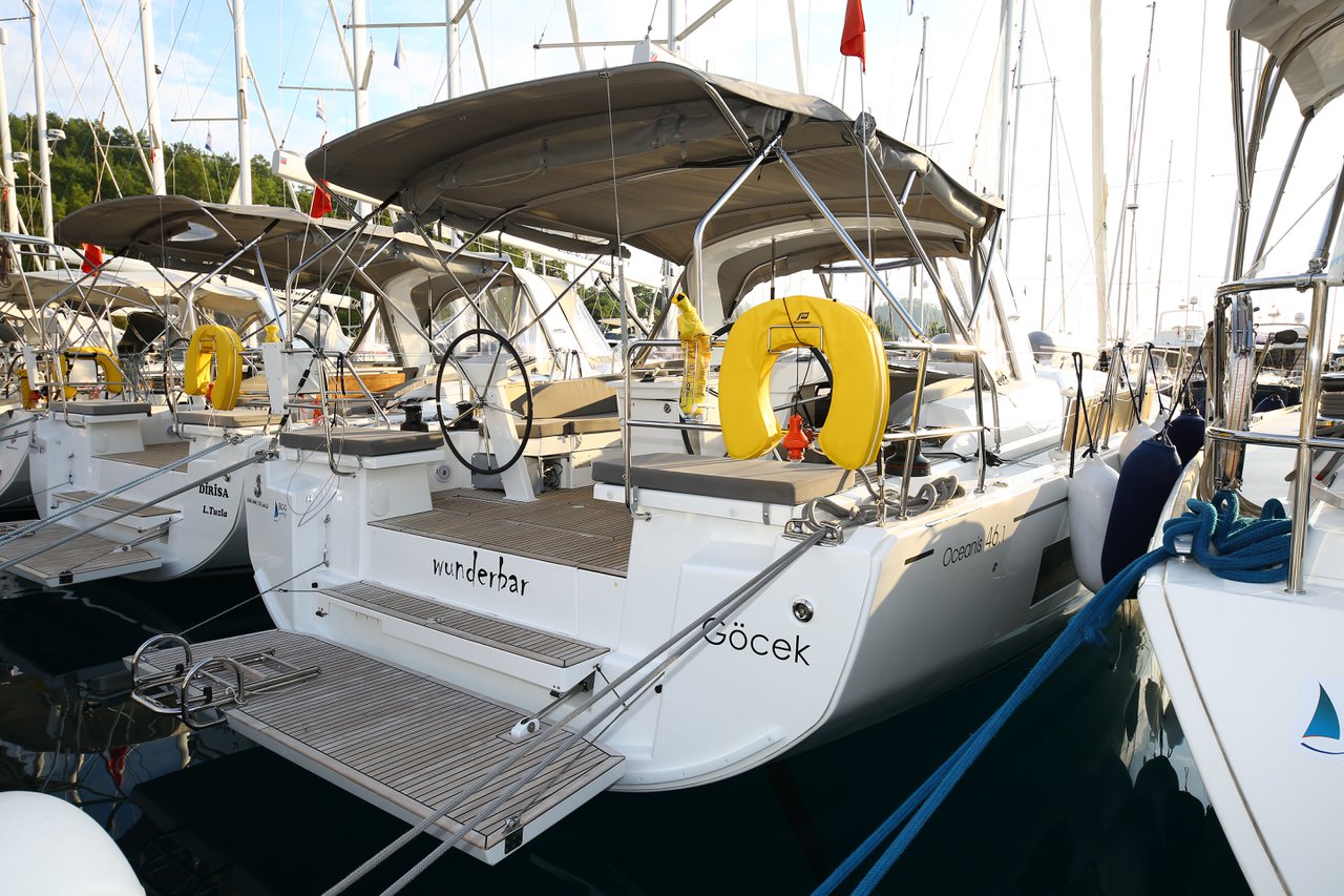Oceanis 46.1 (3cab/3wc) „wunderbar“ als Charteryacht