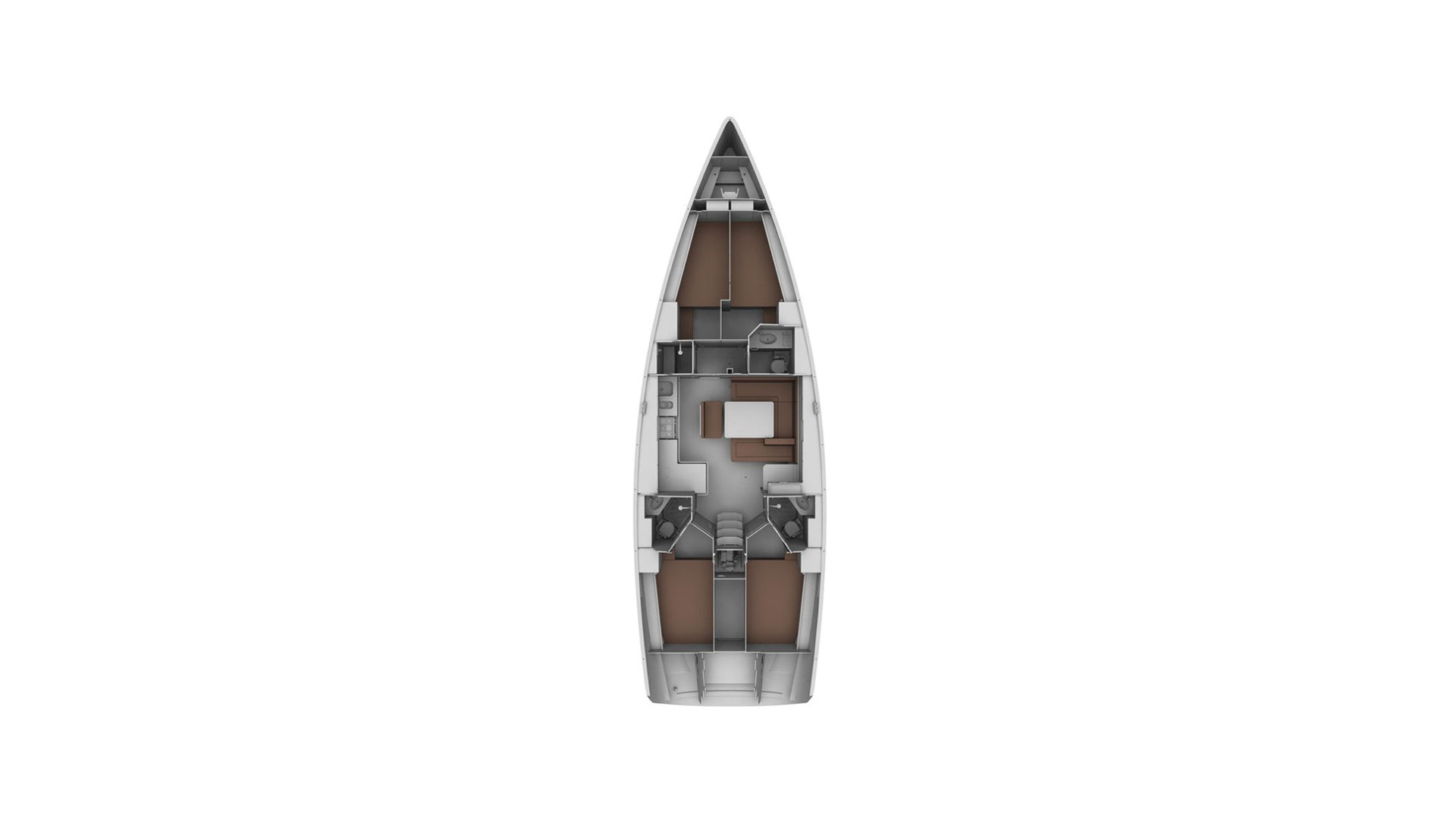 Bavaria Cruiser 45 (4 cab) Sketch