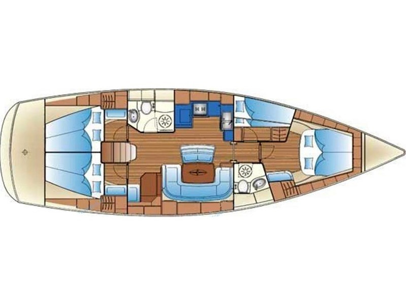 Bavaria 46 Cruiser (4 cab) Sketch