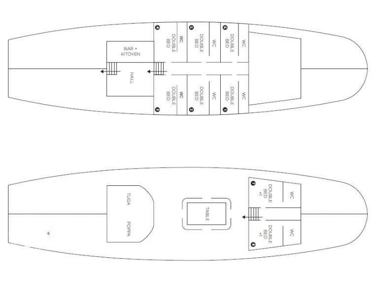 Kopie:Catch 25 Gulet Sketch
