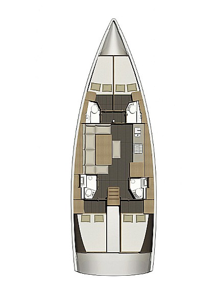 Dufour 460 Grand Large Sketch