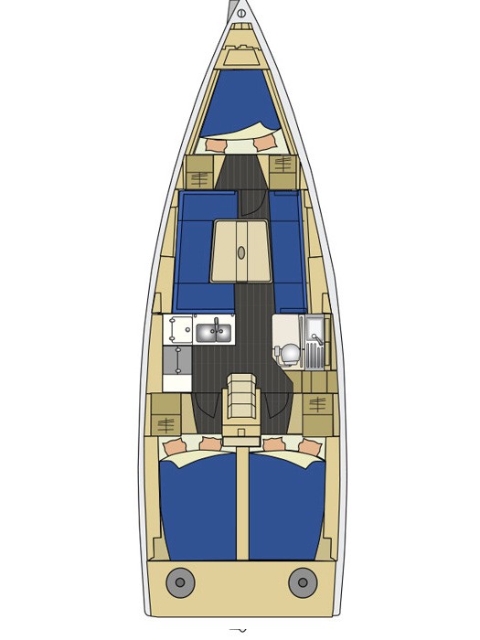 Elan 350 Perfomance (3 cab) Sketch