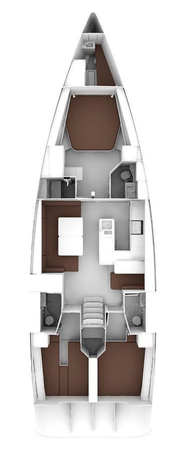 Bavaria Cruiser 56 (3+1 Cab/3WC) Sketch
