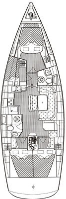 Bavaria 46 Cruiser (4 cab) Sketch