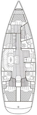 Bavaria 50 Cruiser Sketch