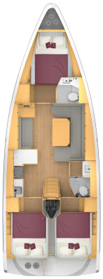 Bavaria C42 Sketch