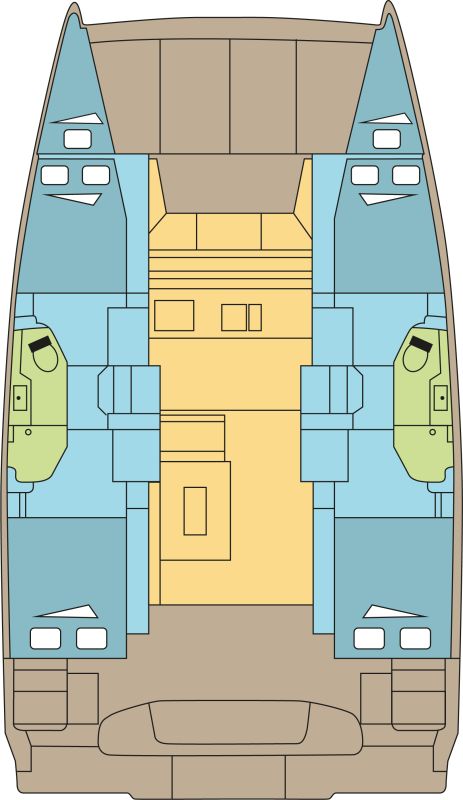 Bali Catsmart - 4 + 2 cab. Sketch