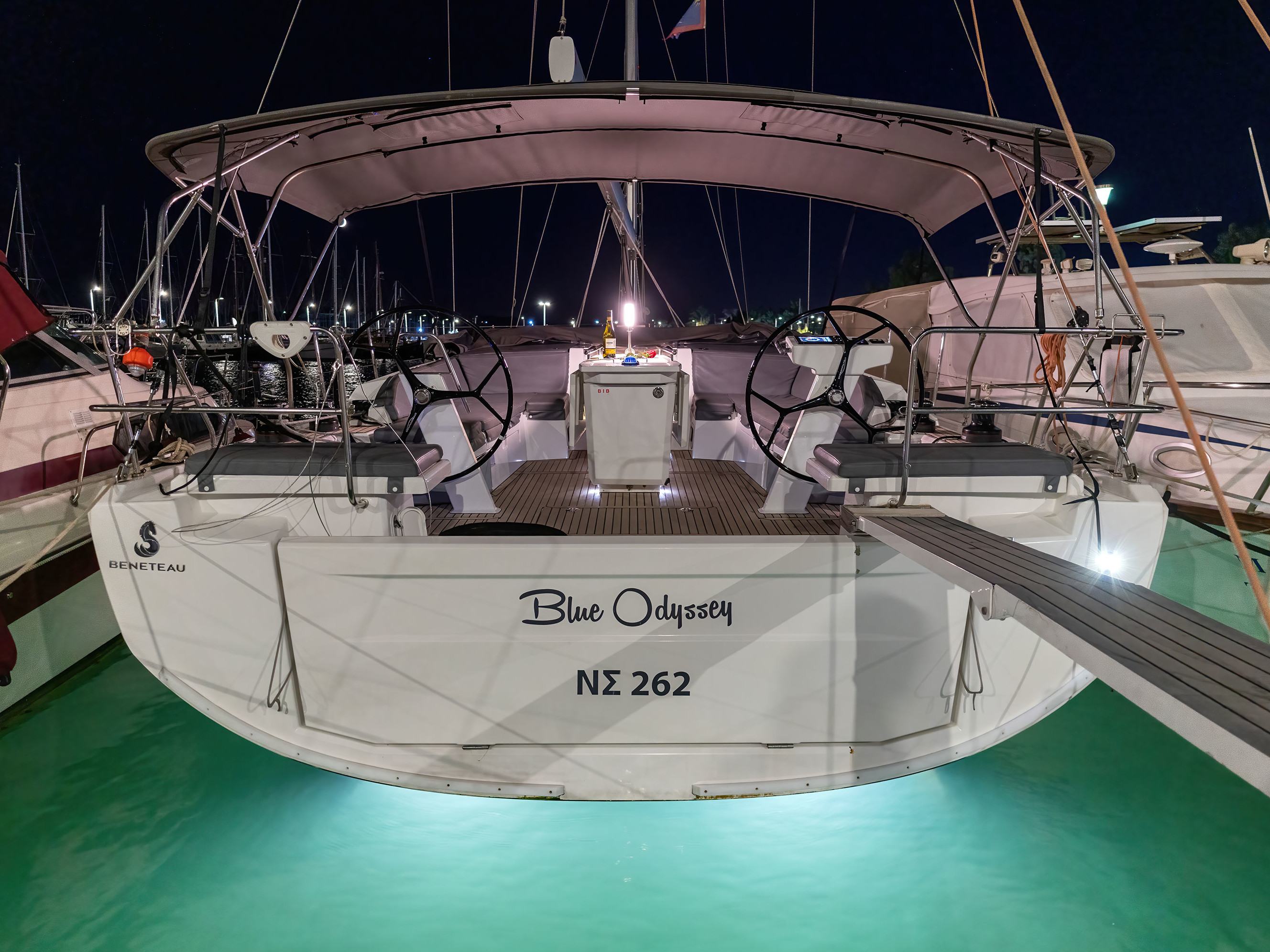 Oceanis 46.1 (5cab/3wc) „"Blue Odyssey, Beneteau Oceanis 46.1, 2020"“ als Charteryacht