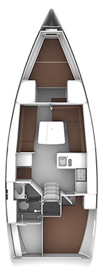 Bavaria Cruiser 37 (2 cab) Sketch