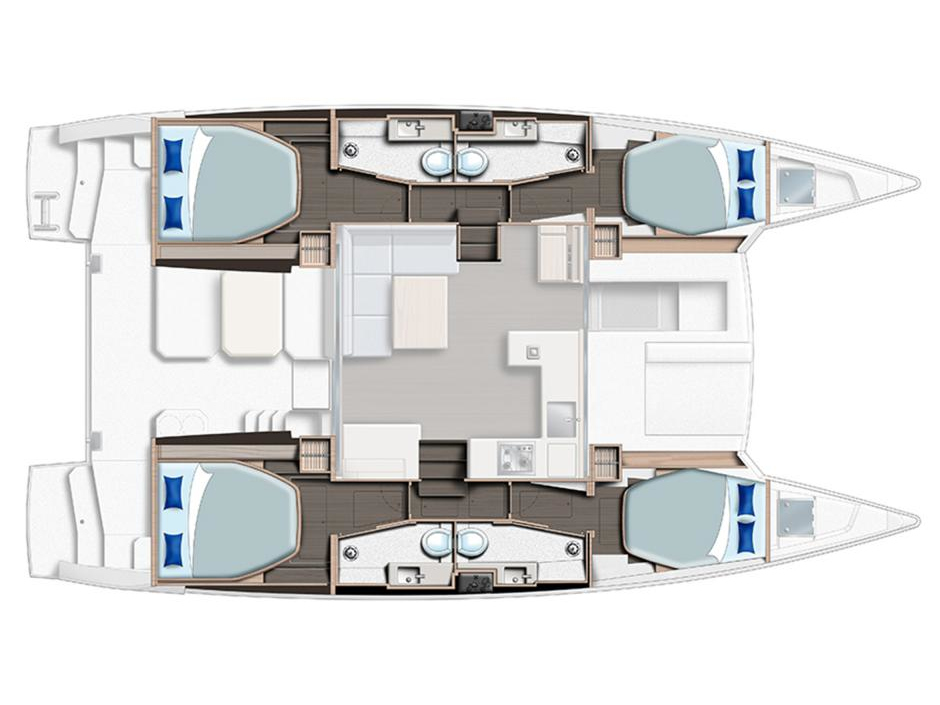 Sunsail 444 Sketch