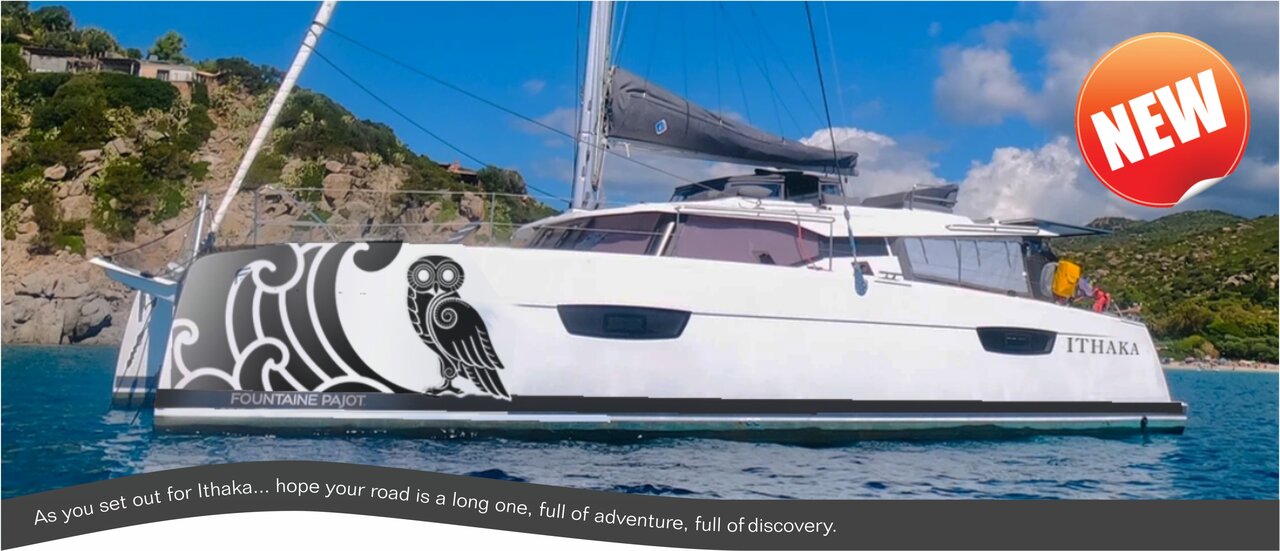 Fountaine Pajot Tanna 47 Maestro „Ithaka“ als Charteryacht