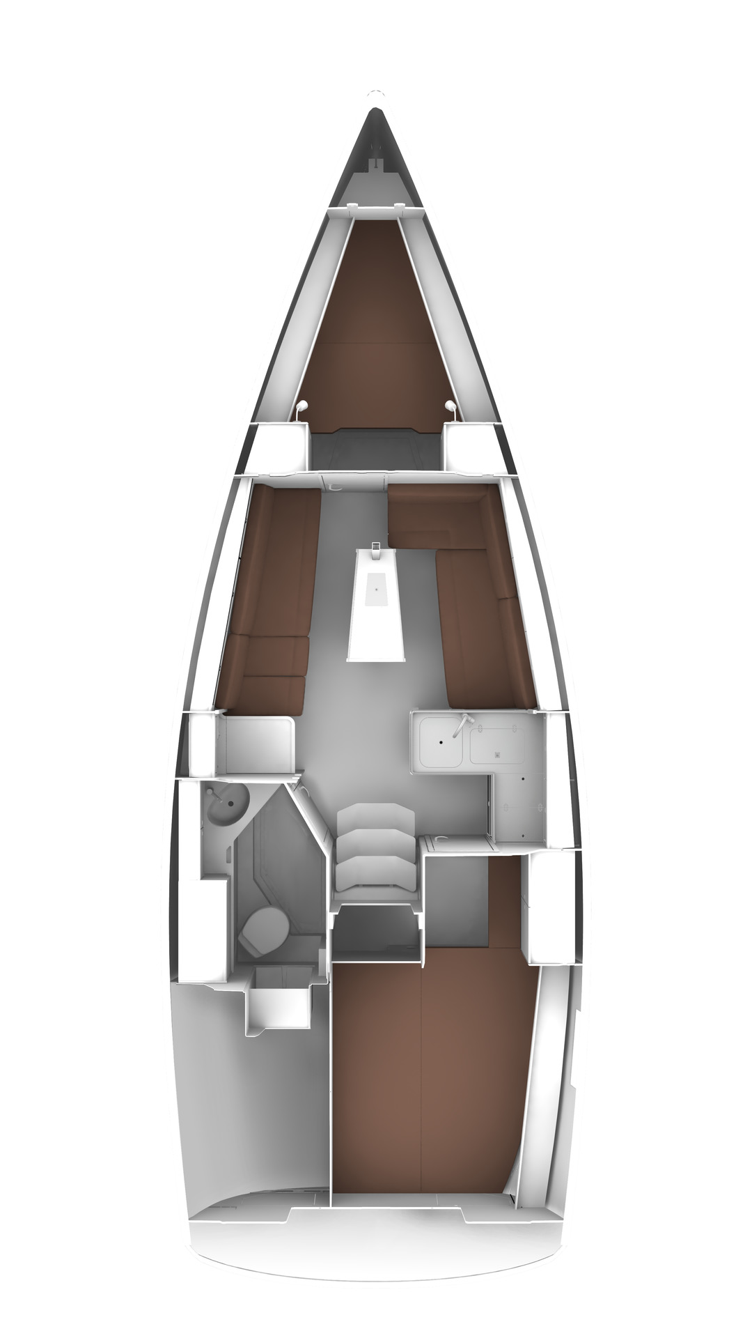 Bavaria Cruiser 34 (2cab) Sketch