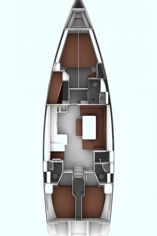 Bavaria Cruiser 51 (5 cab) Sketch