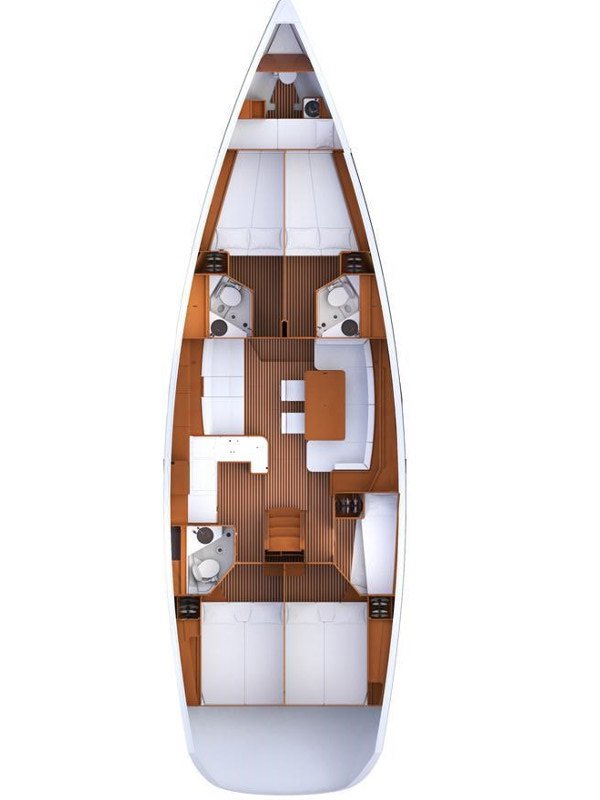 Jeanneau 53 (5+1Cab/4WC) Sketch