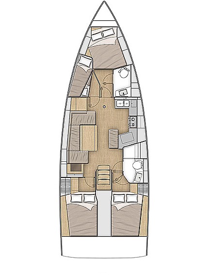 Oceanis 40.1 Sketch