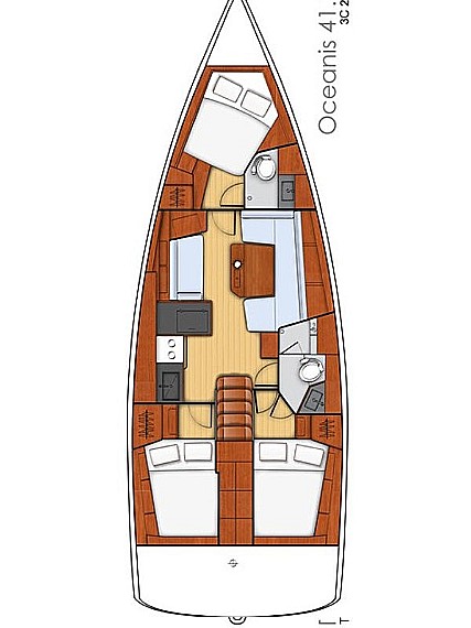 Oceanis 41.1 Sketch