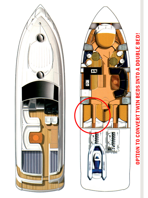 Fairline Targa 52 Sketch