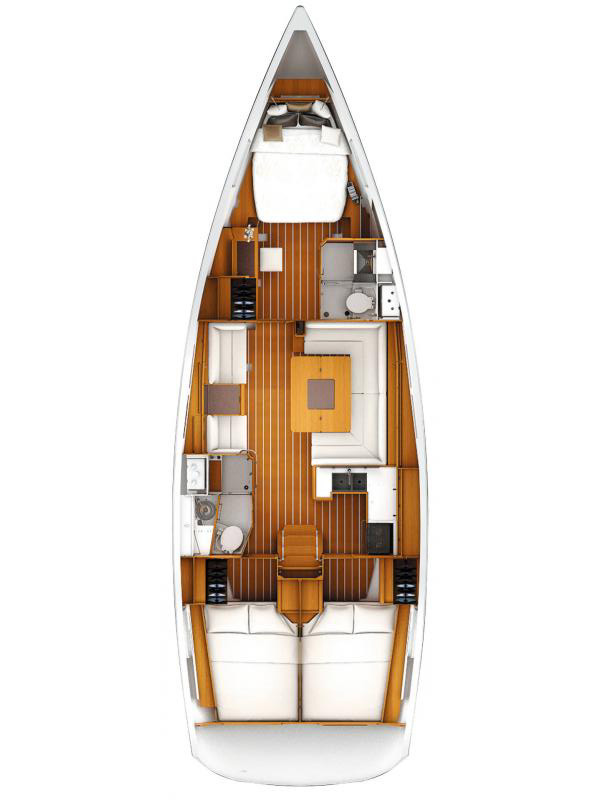 Sun Odyssey 449 (3 cab) Sketch