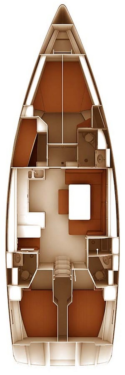 Bavaria Cruiser 51 (5 cab) Sketch