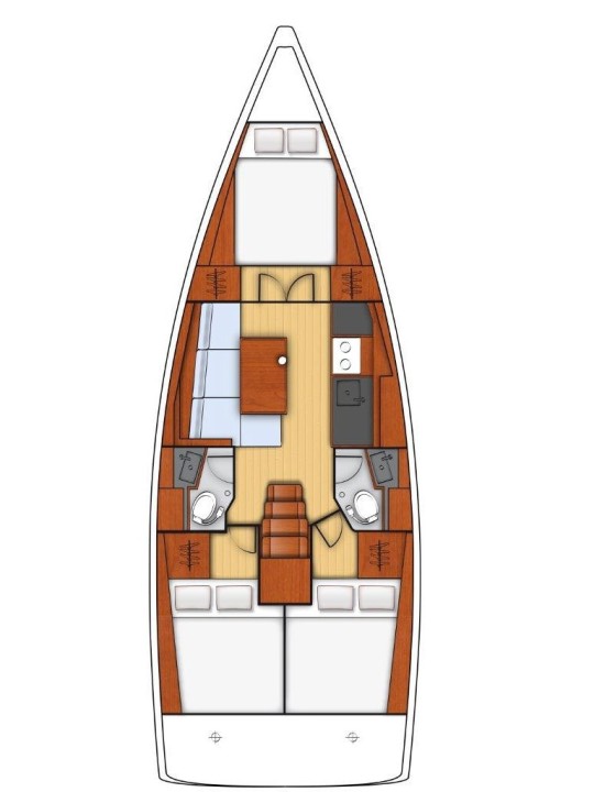 Oceanis 38 Sketch