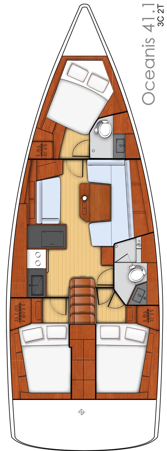 Oceanis 41.1 Sketch