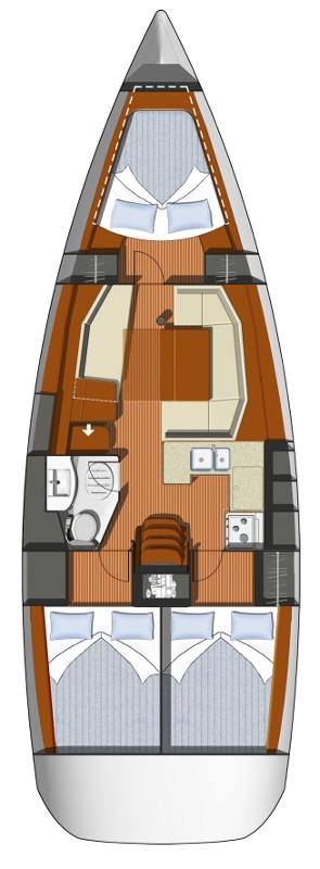 Sun Odyssey 37 Sketch