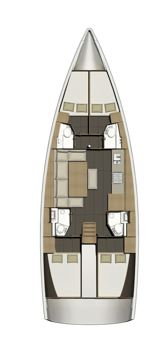 Dufour 460 Grand Large Sketch