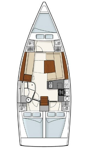 Hanse 385 Sketch