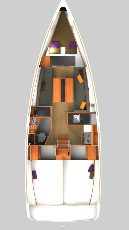 Sun Odyssey 349 (3cab) Sketch