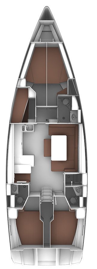 Bavaria Cruiser 51 (5 cab) Sketch