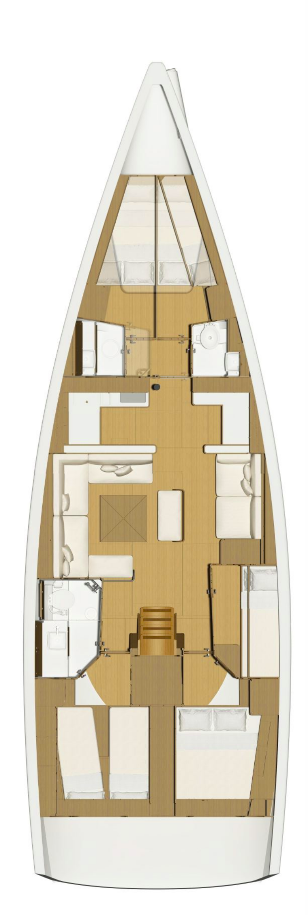 Dufour 520 Grand Large Sketch