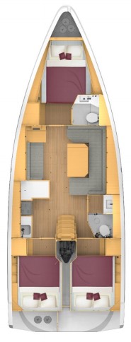 Bavaria C42 Sketch