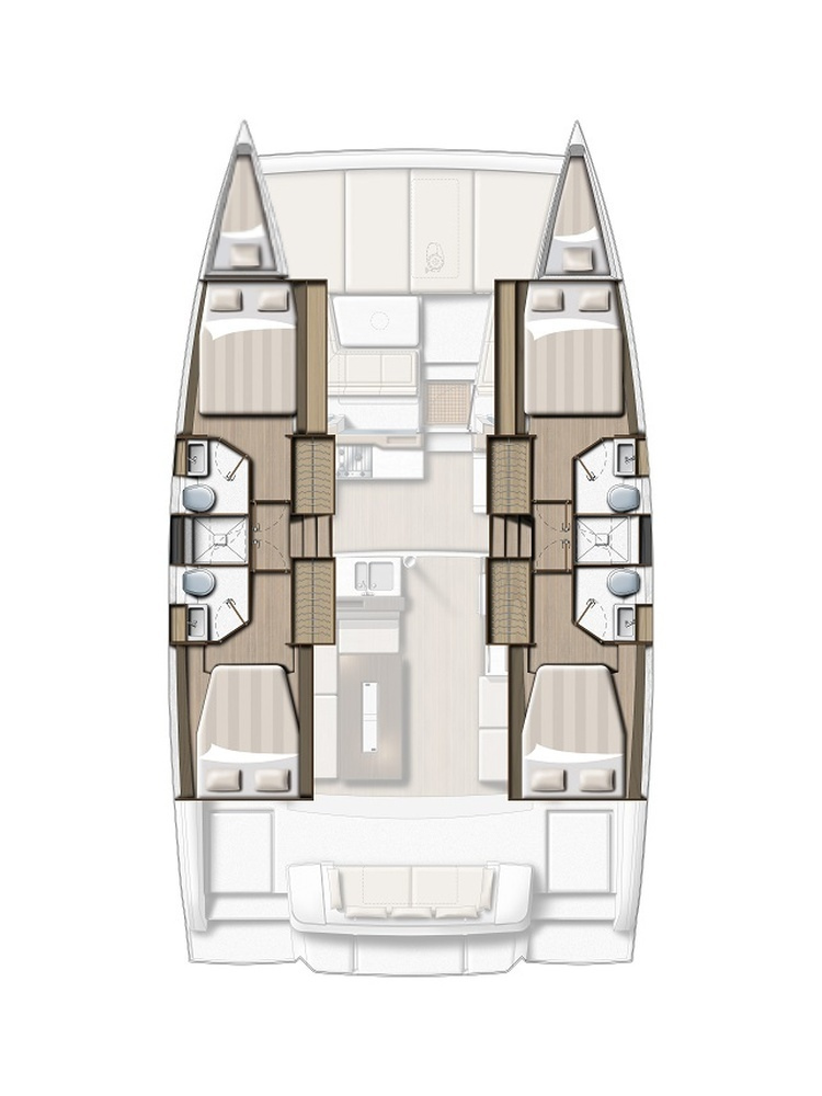 Bali 4.2 Open Space (5cab/5wc) Sketch